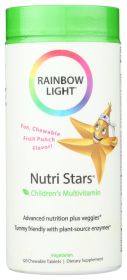 RAINBOW LIGHT: Nutristars Fruit Blast, 120 tb