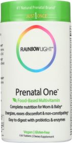 RAINBOW LIGHT: Just Once Prenatal One Food-Based Multivitamin, 150 Tablets