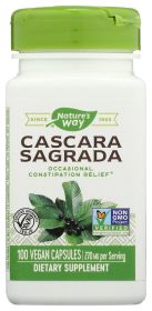 NATURE'S WAY: Cascara Sagrada Aged Bark 425 mg, 100 vcaps