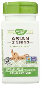 NATURES WAY: Asian Ginseng, 50 cp