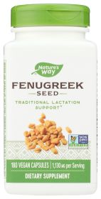 NATURES WAY: Fenugreek Seed, 180 cp