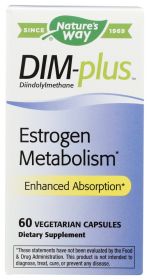 NATURE'S WAY: DIM-plus Estrogen Metabolism, 60 Vegetable Caps