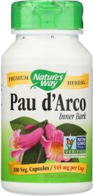 NATURES WAY: Pau d'Arco Inner Bark, 100 vc