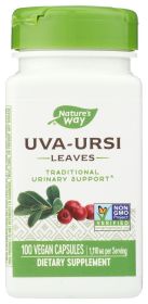 NATURE'S WAY: Uva Ursi Leaves 480 mg, 100 capsules