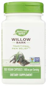 NATURE'S WAY: White Willow Bark 400 mg, 100 capsules