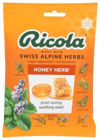 RICOLA: Natural Herb Throat Drops Honey Herb, 24 pc