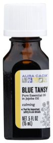 AURA CACIA: Essential Oil Blue Tansy In Jojoba, 0.5 oz