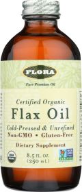 FLORA HEALTH: Organic Flax Oil, 8.5 oz