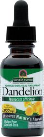 NATURES ANSWER: Dandelion Root Alcohol Free, 1 oz