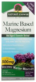 NATURES ANSWER: Plant Based Magnesium Liquid 500 mg, 16 fo