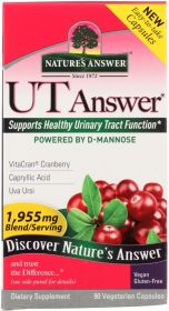 NATURES ANSWER: UT Answer with D-Mannose, 90 vc