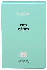 LUNETTE: Menstrual Cup Wipe, 10 pc