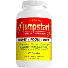 JUMPSTART EX Energy | Mood | Focus Support Supplement Bottle (30 Capsules)