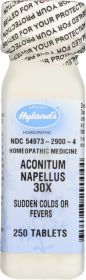 HYLAND: Aconitum 30X, 250 tablets