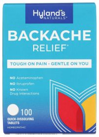 HYLAND: Backache Relief, 100 tb