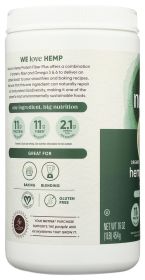 NUTIVA: Organic Superfood Hemp Protein Hi-Fiber, 16 oz