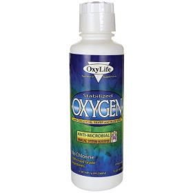 OXYLIFE: Stabilized Oxygen with Colloidal Silver and Aloe Vera Unflavored, 16 oz