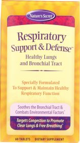 NATURE'S SECRET: Respiratory Support & Defense, 60 Tablets