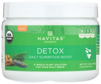NAVITAS: Detox Daily Superfood Boost, 4.2 oz
