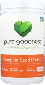 PURE GOODNESS: Pumpkin Seed Protein Powder, 16 oz