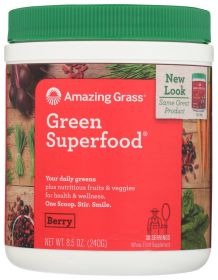 AMAZING GRASS: Green Superfood Berry Flavor, 8.50 oz