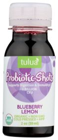TULUA: Blueberry Lemon Probiotic Shot, 2 oz
