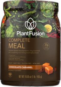 PLANTFUSION: Meal Shake Phood Chocolate carmel, 16.05 oz