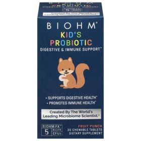 BIOHM: Kids Probiotic Chew 5B, 30 TB