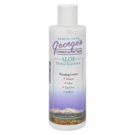 George's Aloe Vera Herbal Rubdown - 8 fl oz
