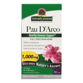Nature's Answer - Pau d'arco Inner Bark - 90 Capsules