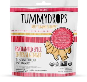 TUMMYDROPS: USDA Organic Enchanted Spice Intense Ginger, 33 pc