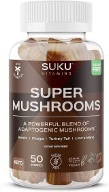 SUKU VITAMINS: Super Mushroom Gummies, 50 pc