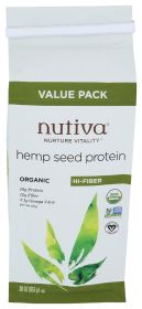 NUTIVA: Hemp Protein Hi-Fiber, 30 oz