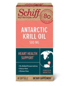 SCHIFF BIO FOODS: Antarctic Krill Oil 500Mg, 40 sg
