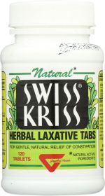 SWISS KRISS: Herbal Laxative Tabs, 120 tb