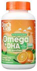 DOCTORS BEST: Kids Omega And Dha Gummy, 90 ea