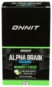 ONNIT: Alpha Brain Pkt Ccnt Lime, 3.9 oz