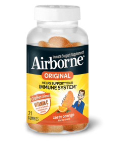 AIRBORNE: Zesty Orange Immune Support Gummies, 21 un
