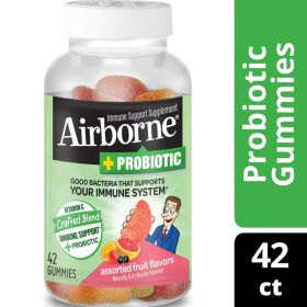 AIRBORNE: Plus Probiotic Gummies, 42 un