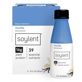 SOYLENT: Protein Soy Vanilla 4Pk, 44 fo