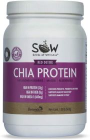 SOW: Red Detox Chia Protein, 1.25 lb