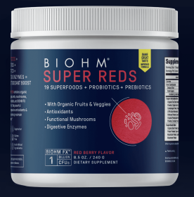 BIOHM: Superfood Reds Probiotic, 8.5 OZ
