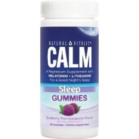 NATURAL VITALITY: Calm Sleep Gummy, 60 PC