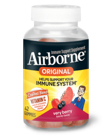 AIRBORNE: Very Berry Immune Support Gummies, 42 un