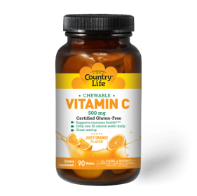 COUNTRY LIFE: Wafer Vitamin C 500Mg, 90 tb