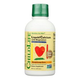 Childlife Liquid Calcium with Magnesium Natural Orange - 16 fl oz (SKU: 690636)